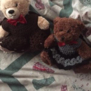 Teddy bear with crochet